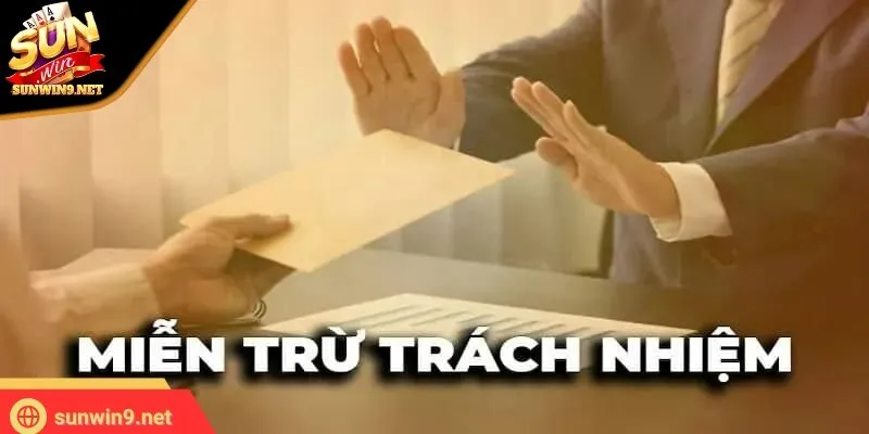 Miễn trừ trách nhiệm 2 Sunwin SUNWIN giới hạn miễn trừ trách nhiệm với dữ liệu người dùng