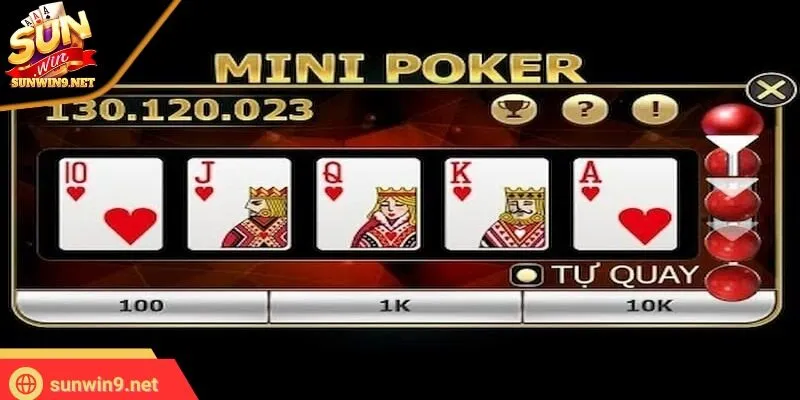 Mini Poker SUNWIN - Chơi thật vui, nhận thưởng thật đã 10 Sunwin Mini Poker đang làm mưa làm gió trong cộng đồng cược thủ