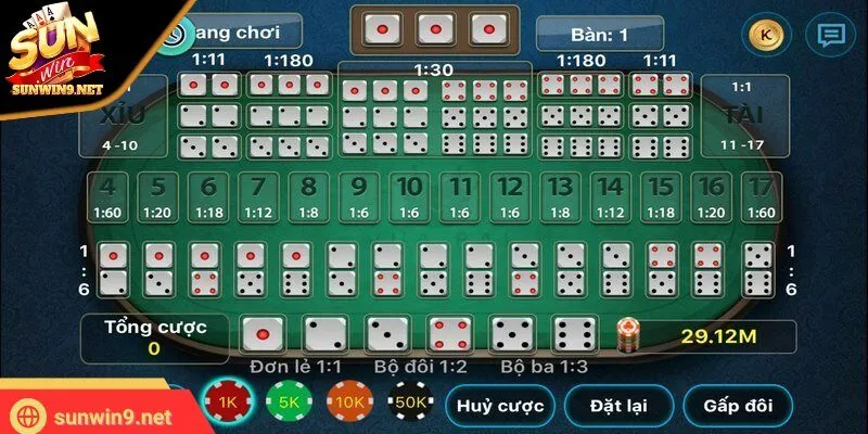 Tài xỉu SUNWIN - Minigame đỉnh cao không thể bỏ lỡ 3 Sunwin Bet thủ có thể chinh phục phần thưởng sau vài bước