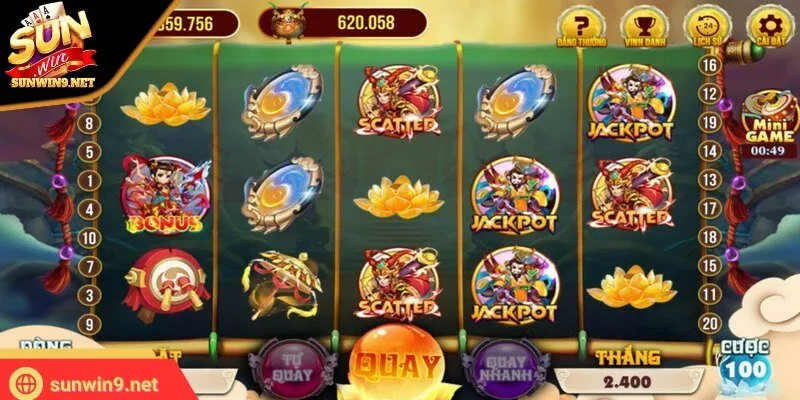 Tận dụng triệt để tính năng thưởng khi quay hũ