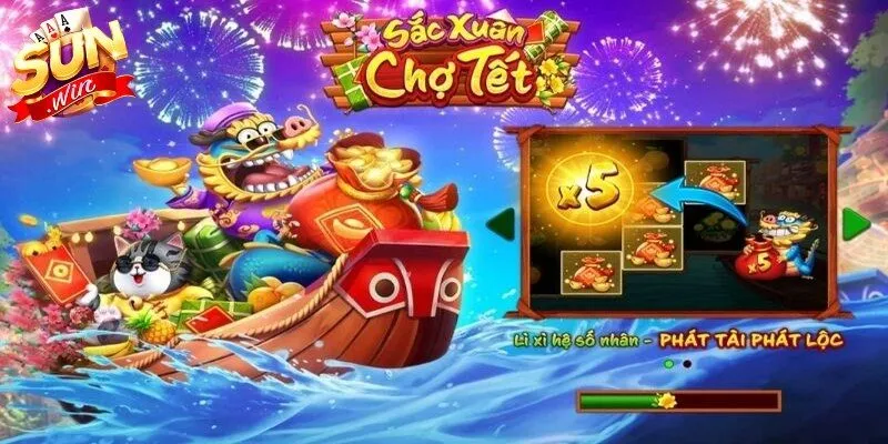 Sắc Xuân Chợ Tết Sunwin - Trò Chơi Quay Hũ Thú Vị 2 Sunwin Sắc Xuân chợ Tết Sunwin thiết kế bối cảnh được thiết kế đậm chất mùa xuân